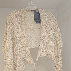 Brandy Melville Cream Textured Cardigan